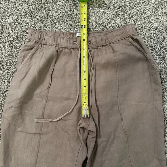 H by Halston light brown linen jogger pants size M - Picture 10 of 10